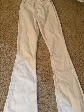 Soft Flare White Jeans by Sandro